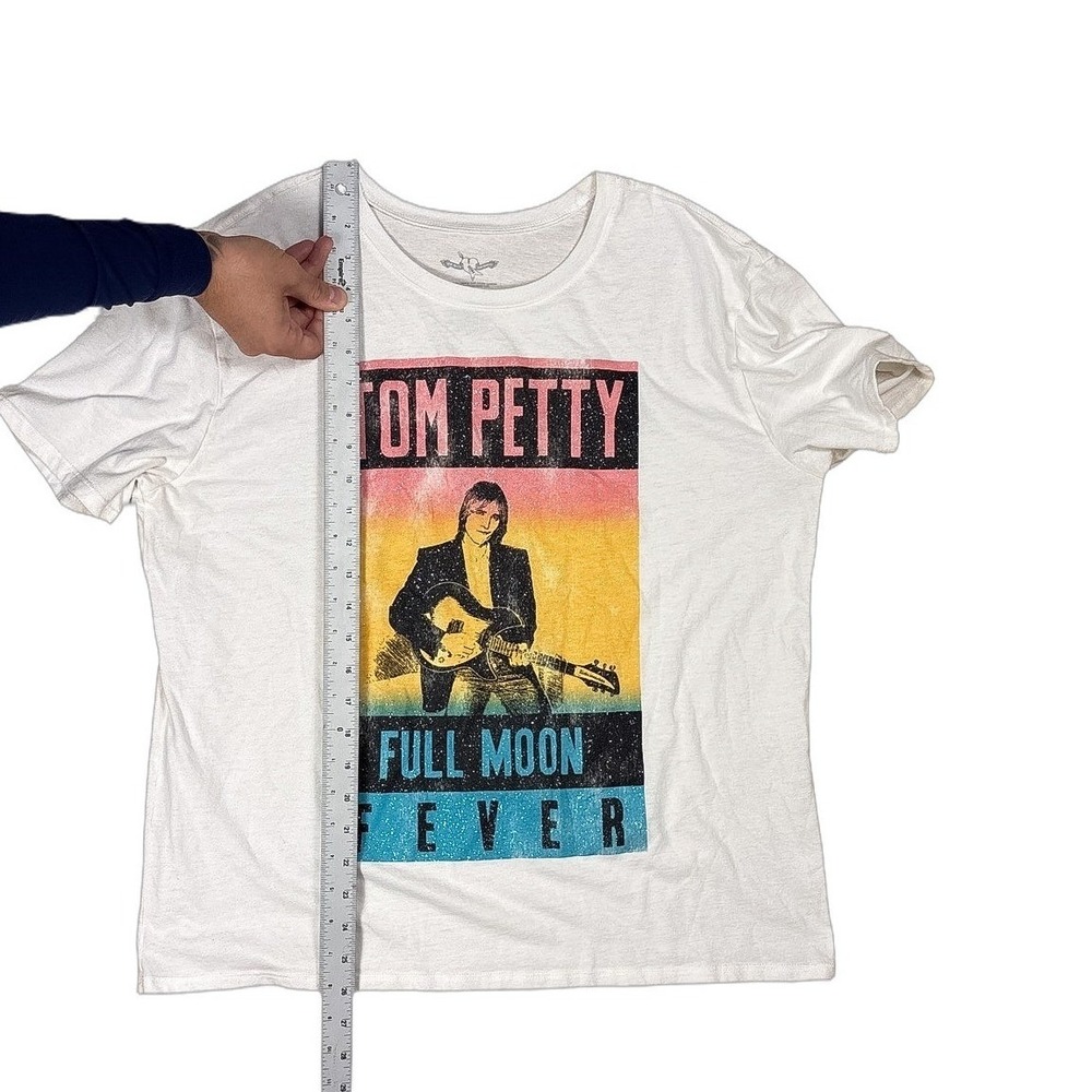 Hybrid Tom Petty Full Moon Fever Graphic T-Shirt Kids L White Excellent Band Tee - Picture 5 of 6